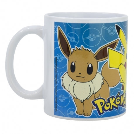 Ceramic Pokémon Mug - Pikachu, Eevee & Charmander