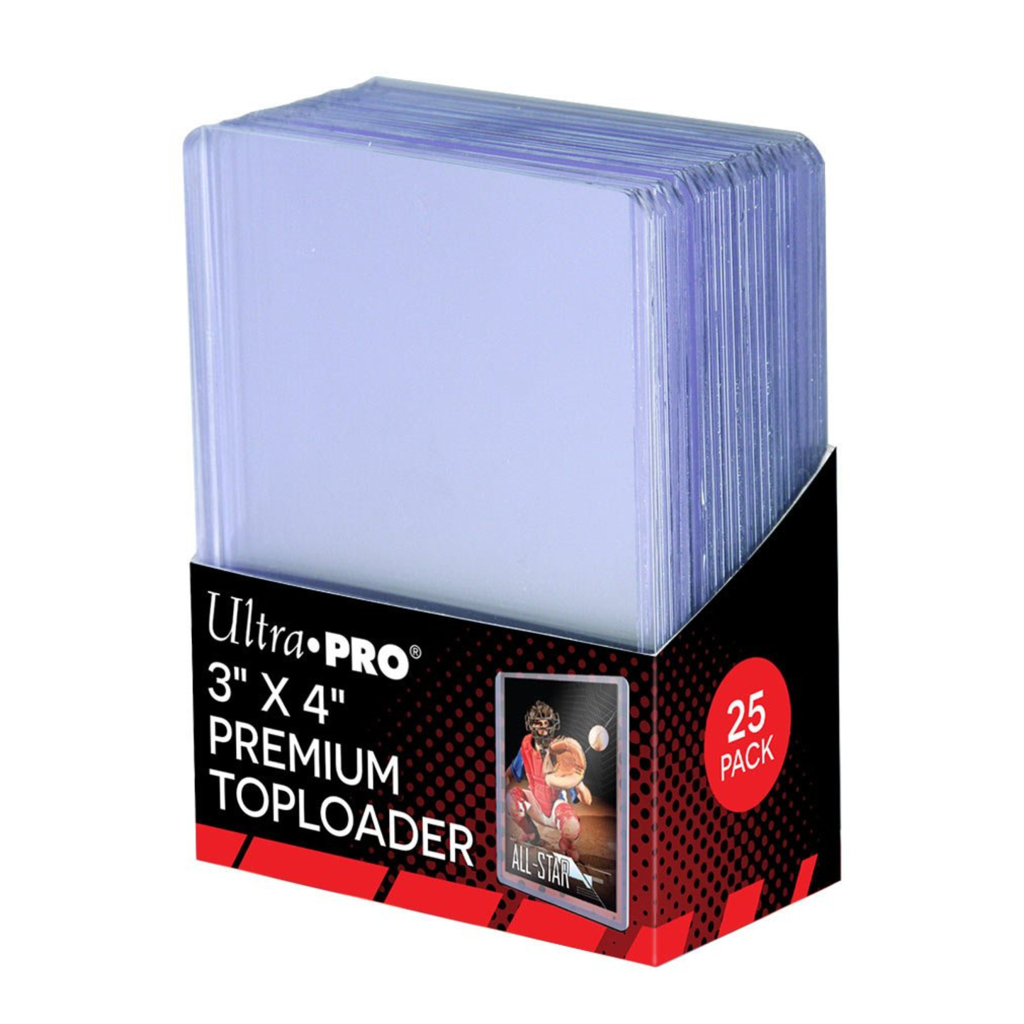 25 Top Loader 3” X 4” Premium - Ultra Pro