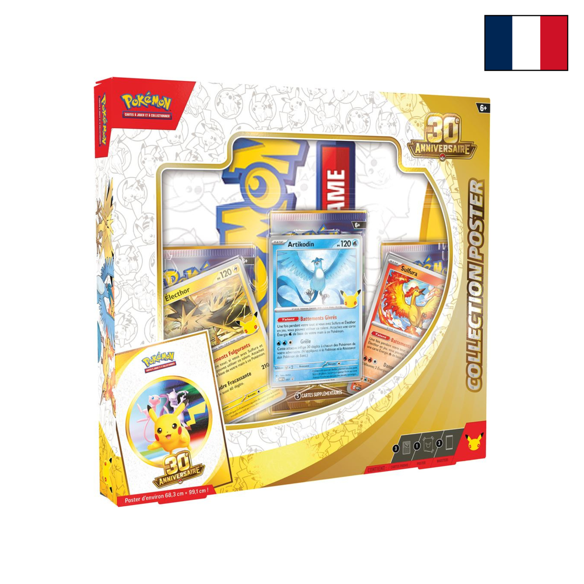 Coffret Poster 30e Anniversaire - FR + Peluches / Accessoires TCG