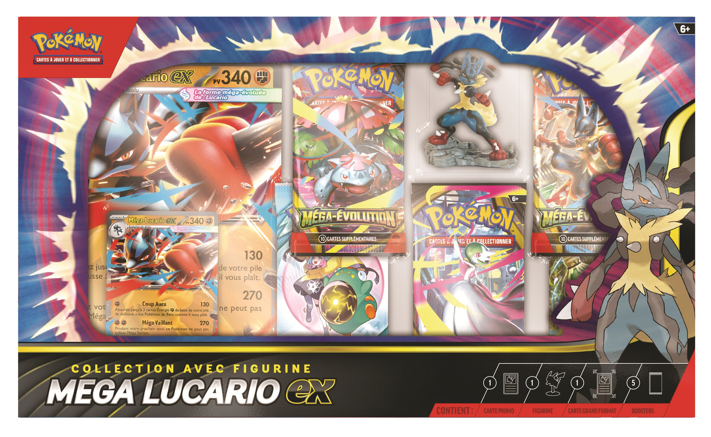 Collection Figurine Méga-Lucario-ex - FR