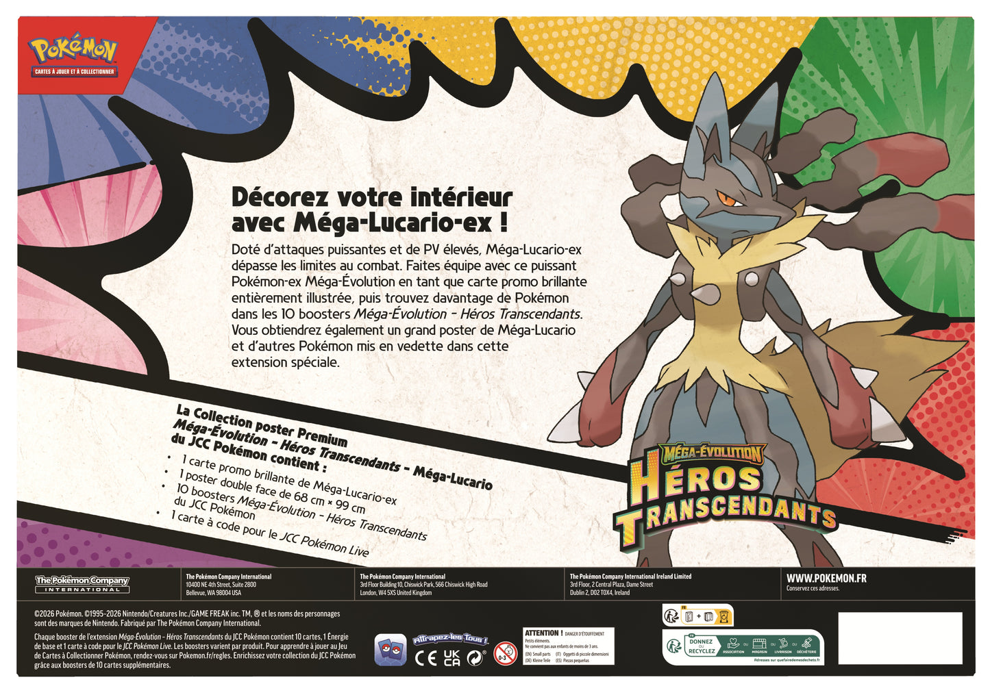 Collection Poster Premium ME2.5 Méga-Lucario - FR