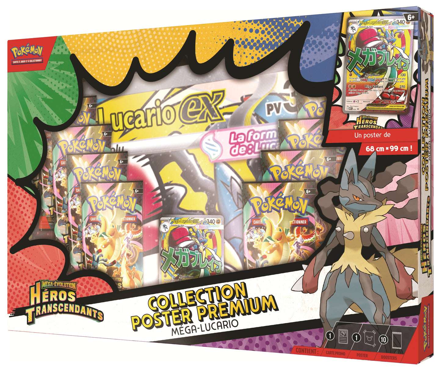Collection Poster Premium ME2.5 Méga-Lucario - FR