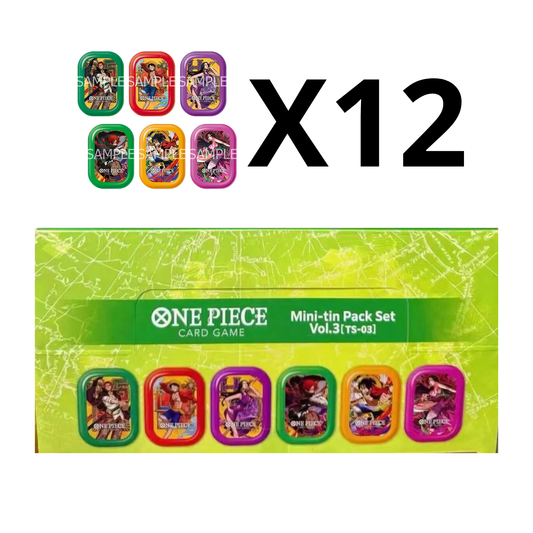 Display x12 Mini Tin Pack Set vol.3 (TS-03) For Asia