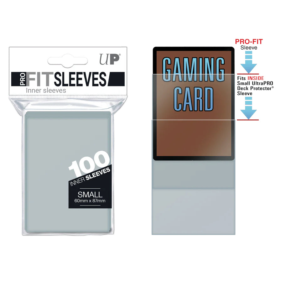 100 Sleeves Transparentes Perfect Fit Slim Size - Ultra Pro