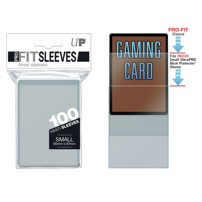 100 Sleeves Transparentes Perfect Fit Slim Size - Ultra Pro