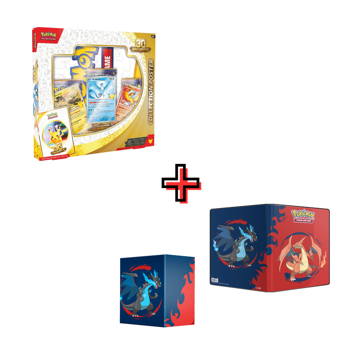 Coffret Poster 30e Anniversaire - FR + Peluches / Accessoires TCG