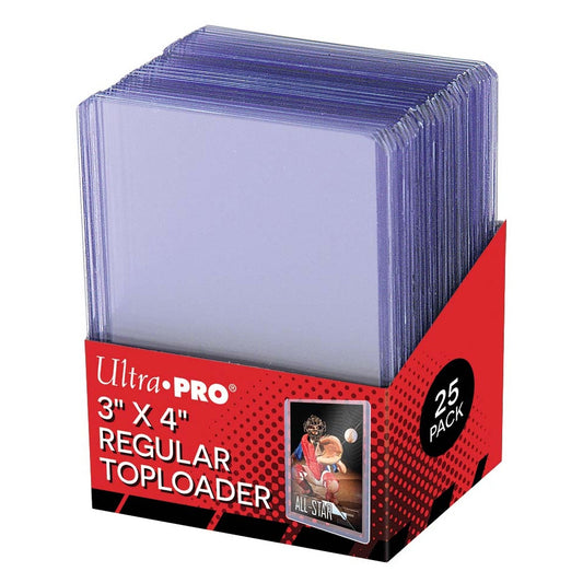25 Top Loader 3” X 4” Regular - Ultra Pro