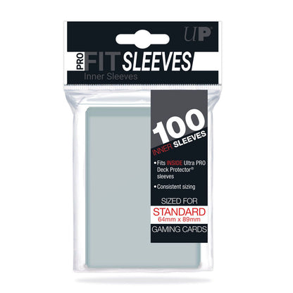 100 Sleeves Transparentes Perfect Fit Standard Size - Ultra Pro