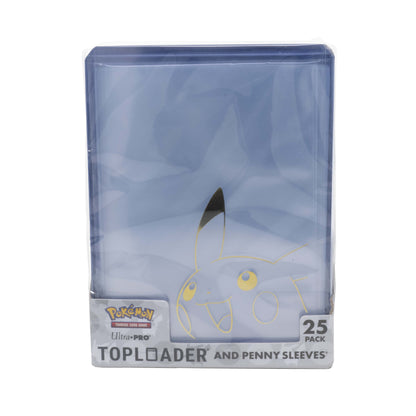 Pack combiné de 25 Toploader et Penny Sleeves Pikachu - Ultra Pro